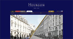 Desktop Screenshot of heurgon-paris.com