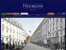 Tablet Screenshot of heurgon-paris.com